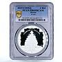 Russia 3 rubles Kizhi Cemetery Church Architecture PR69 PCGS silver coin 2015