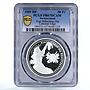 Switzerland 50 francs Zug Menzingen Shooting Festival PR67 PCGS silver coin 1989