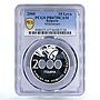 Bulgaria 10 leva The Beginning of the New Millennium PR67 PCGS silver coin 2000