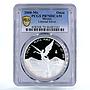 Mexico 1 onza Libertad Angel of Independence PR70 PCGS silver coin 2008