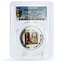 Benin 1000 francs Wonders of Egypt Sphinx Hieroglyphs PR69 PCGS silver coin 2012