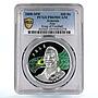 Armenia 100 dram Kings of Football Pele PR69 PCGS silver coin 2008