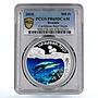 Rwanda 500 francs Marine Life Caribbean Shark Fauna PR69 PCGS silver coin 2010