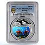 Rwanda 500 francs Marine Life Red Leonfish Fauna PR69 PCGS silver coin 2010