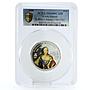 Cook Islands 10 dollars Rulers of Russia Elizabeth I PR69 PCGS silver coin 2008