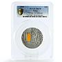 Palau 10 dollars Tiffany Art Baroque Style Sculptures MS70 PCGS silver coin 2009