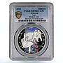 Armenia 1000 dram Martial Arts Judo Sports PR70 PCGS colored silver coin 2011