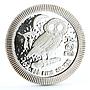 Niue 2 dollars Mythology Athena Owl Bird Moon Olive Branch silver coin 2017