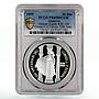 Andorra 10 diners Council of Europe Human Rights PR69 PCGS silver coin 1999
