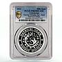 Uzbekistan 50000 som Traditional Navruz Holiday Bird PR69 PCGS Ag coin 2022