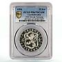 Czechoslovakia 25 korun 10 Years of Slovak Uprising PR67 PCGS silver coin 1954
