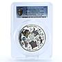 Cook Islands 25 dollars Cartoons Winnie Pooh Friends PR67 PCGS silver coin 2011