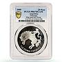 Argentina 25 pesos Dressage Man on Horse PR67 PCGS proof silver coin 2000