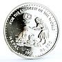 Nepal 500 rupees UNICEF Fund International Year of the Children silver coin 1997