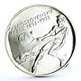 Czechoslovakia 500 korun Centennial of Czech Tennis Sports silver coin 1993