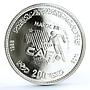 Morocco 200 dirhams African Cup of Nations Football Sports silver coin 1988