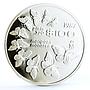 Mexico 100 pesos Monarch Butterflies Fauna proof silver coin 1987