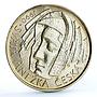 Czechoslovakia 50 korun St Agnes Religion Without Signature LK silver coin 1990