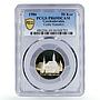 Czechoslovakia 50 korun Cesky Krumlov City Architecture PR69 PCGS Ag coin 1986