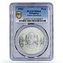 Philippines 1 peso 100 Anniversary Birth Andres Bonifacio MS64 PCGS silver 1963