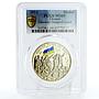 Ukraine Maidan Heroes Heavenly Hundred Guard Crowd MS69 PCGS nickel medal 2014