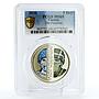 Ukraine 5 hryvnia Frontline Doctor Soldier MS69 PCGS nickel coin 2020