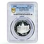 Czechoslovakia 25 korun Prague Museum Architecture PR67 PCGS silver coin 1968