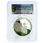 Palau 5 dollars World of Wonders Kiyomizu Dera Temple PR70 PCGS silver coin 2010