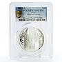 Peru 1 sol National Library Building Architecture PR70 PCGS silver coin 2021