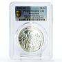 Switzerland 50 francs Sempach Shooting Festival Knights PR68 PCGS Ag coin 1996