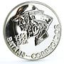 Philippines 50 piso 40th Anniversary of Bataan silver coin 1982