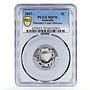 Australia 5 cents Planetary Coin Mercury Space MS70 PCGS CuNi coin 2017