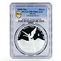 Mexico 1 onza Libertad Angel of Independence PR70 PCGS silver coin 2008