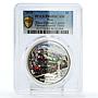 Niue 2 dollars Famous Express Transsib Railways Trains PR68 PCGS Ag coin 2010