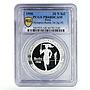 Peru 20 soles Berlin Olympic Games Torchrunner PR68 PCGS probe Ag coin 1996