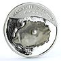 Mariana Islands 5 dollars Marine Life Protection Pearl Diving silver coin 2005