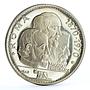 Ras al-Khaimah 15 riyals Rome City Mazzini Garibaldi Mameli silver coin 1970