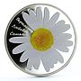 Cook Islands 5 dollars Fidelity Love Family Chamomile Flower silver coin 2014