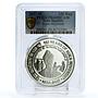 India 100 rupees 150 Years of the Kuka Movement PR69 PCGS silver coin 2007