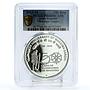India 150 rupees 150 Years Mahatma Gandhi Politics PR68 PCGS silver coin 2019
