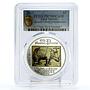 Cook Islands 5 dollars Albrecht Durer Rhinoceros Art PR70 PCGS silver coin 2013