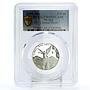 Mexico 1/4 onza Libertad Angel of Independence PR69 PCGS silver coin 1996