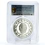 Kuwait 5 dinars 5 Years Liberation Day Fingerprint PR70 PCGS silver coin 1996