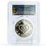 Ukraine 5 hryvnias Lunar Calendar Year of the Rabbit SP69 PCGS nickel coin 2023