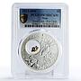 Niue 2 dollars Lucky Symbols Good Luck Koi Carps Fish PR70 PCGS silver coin 2013