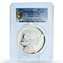 Czechoslovakia 500 korun Tennis 100th Anniversary PR66 PCGS silver coin 1993