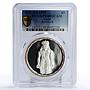 Egypt 5 pounds Ancient Treasures King Ramses II Sculpture PR68 PCGS Ag coin 1993