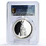 Egypt 5 pounds Ancient Treasures Goddess Isis Sculpture PR69 PCGS Ag coin 1994