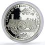 Liberia 20 dollars Trains Railway Locomotive NR 610 Princess Royal Ag coin 2001