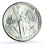 Mexico 1 onza Libertad Angel of Independence silver coin 1991